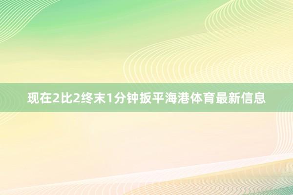 现在2比2终末1分钟扳平海港体育最新信息