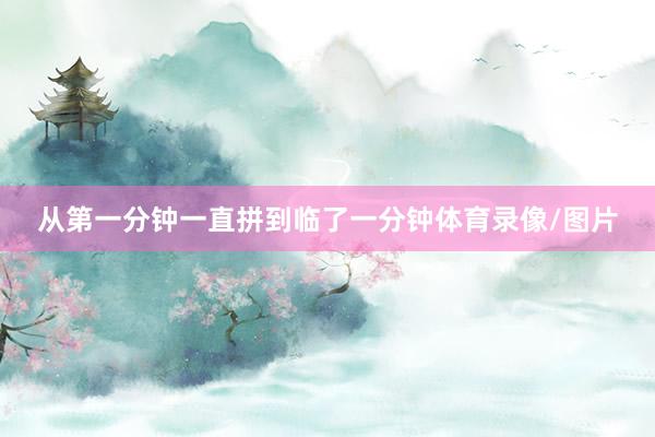 从第一分钟一直拼到临了一分钟体育录像/图片