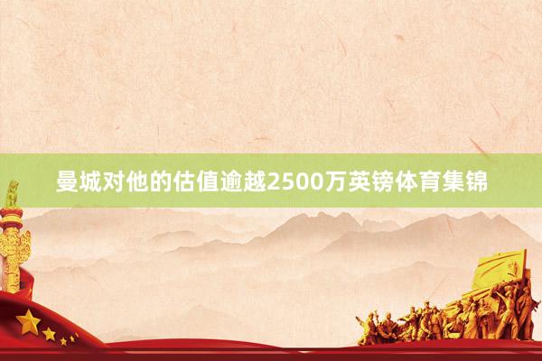 曼城对他的估值逾越2500万英镑体育集锦