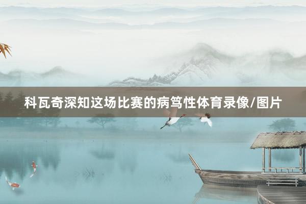 科瓦奇深知这场比赛的病笃性体育录像/图片