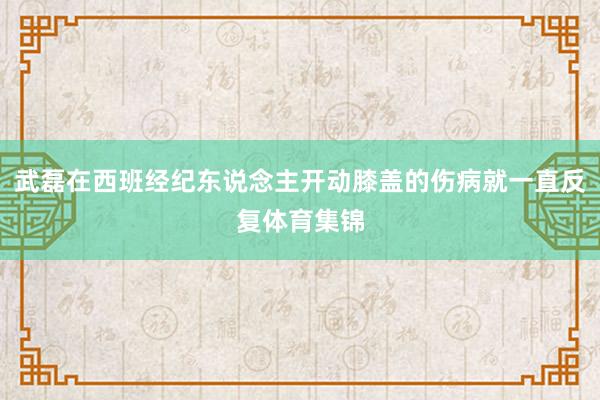 武磊在西班经纪东说念主开动膝盖的伤病就一直反复体育集锦
