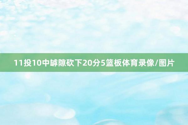 11投10中罅隙砍下20分5篮板体育录像/图片