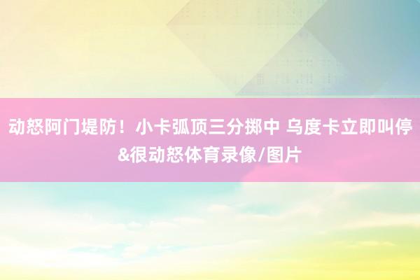 动怒阿门堤防！小卡弧顶三分掷中 乌度卡立即叫停&很动怒体育录像/图片